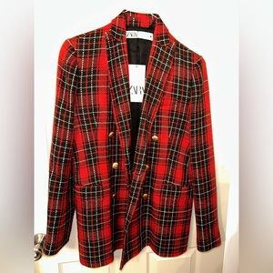 Zara Tweed Blazer NWT